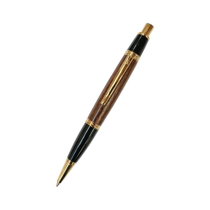 Wooden pen in kingwood crafted by J. Seltzer