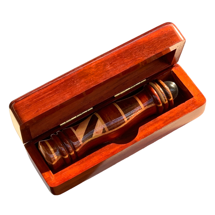 4.5-Inch Teleidoscope and Box in Padauk Wood | Crafted Brilliance