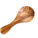 olive wood spoon rest which doubles as a coffee scoop. popular item.