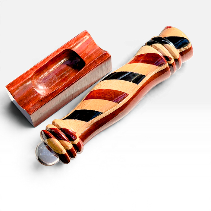 Artisan Wood Teleidoscope | Made in the USA - Barouke - The WoodCrafters Gallery