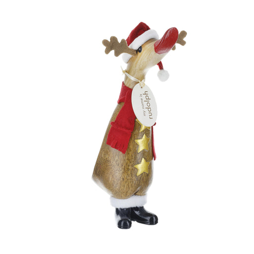DCUK Reindeer Christmas Duckling with Antlers