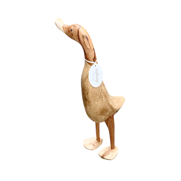 Bamboo Root Life-Size Duck | Whimsical Elegance