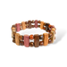 Wood Post and Bead Stretch Bracelet - Barouke - The WoodCrafters Gallery