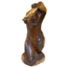 Lignum Vitae Woman's Torso Art Sculpture - Rare Jamaican Carving - Barouke - The WoodCrafters Gallery