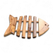 Handcrafted Olive Wood Fish Trivet – Whimsical Gift - Barouke - The WoodCrafters Gallery