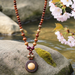 Necklace Elizabeth in Assorted Exotic Woods - Barouke - The WoodCrafters Gallery