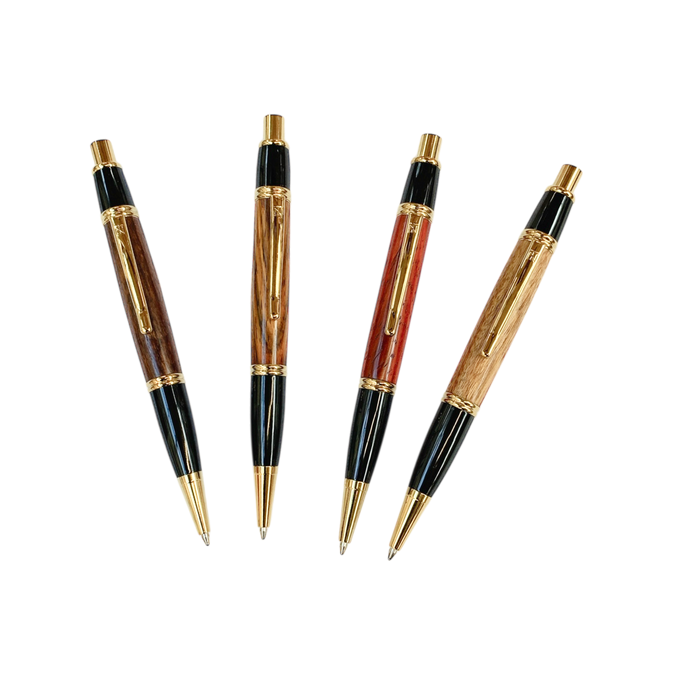 Handcrafted Wooden Pen in Exotic and Local Hardwoods by J. Seltzer - Barouke - The WoodCrafters Gallery