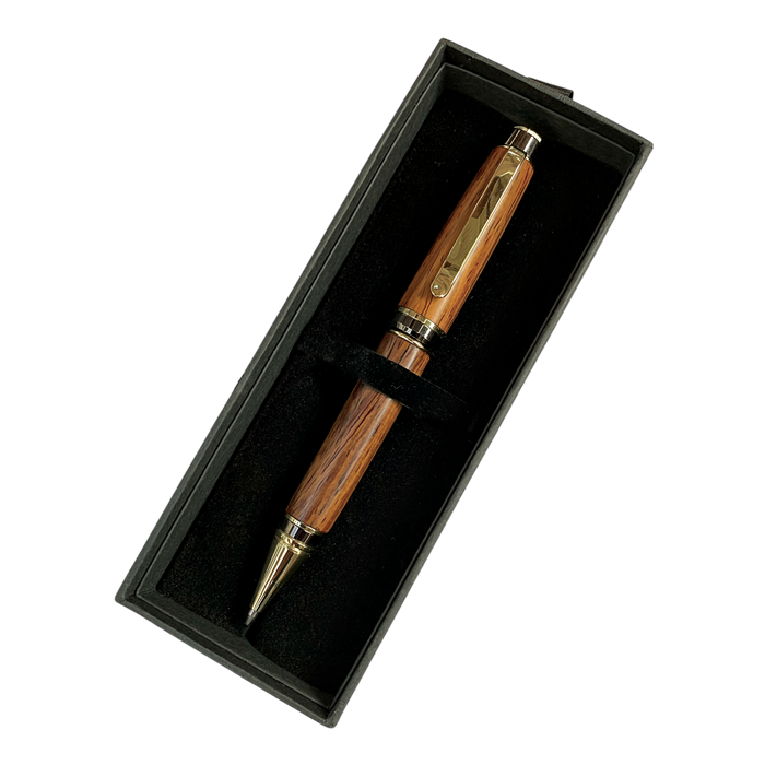 Handcrafted Cocobola Cigar Pen by J. Seltzer – Barouke - Barouke - The WoodCrafters Gallery