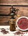 Antique Style Pepper, Salt and Spice Mill | Side Crank - Barouke - The WoodCrafters Gallery