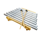 PipeDream Xylophone by Woodstock Chimes with nine tuned tubes, wooden base, and two mallets for musical creativity.
