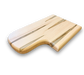 Charcuterie Serving Board Ambrosia Maple - Ideal for a Single Serving