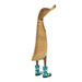 DCUK Teal Floral Welly Boots Ducklet - Barouke - The WoodCrafters Gallery
