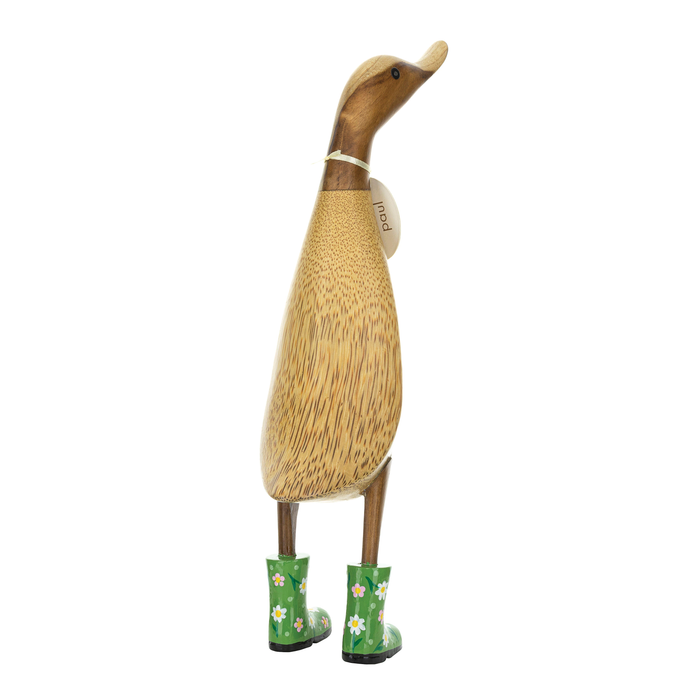 DCUK Green Floral Boots Ducklet
