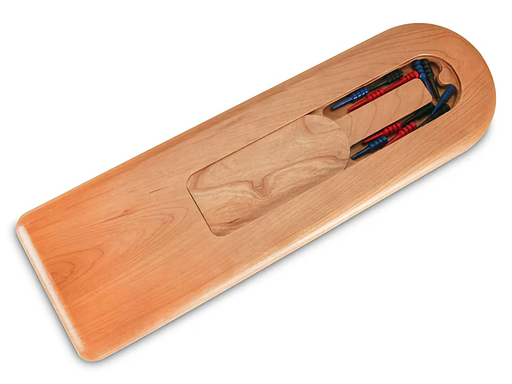 Handcrafted Wooden Continuous 3-Track Cherry Cribbage Set - Barouke - The WoodCrafters Gallery