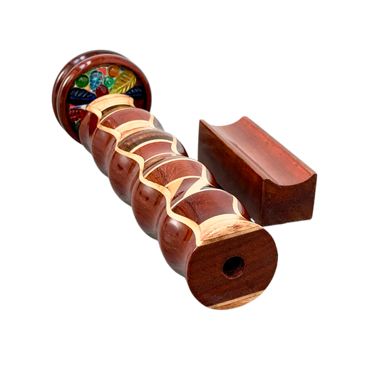 Handcrafted Laminated Hardwood Wheel Kaleidoscope - Barouke - The WoodCrafters Gallery