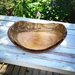 USA-Made 18-Inch Spalted Maple Wood Salad Bowl - Ideal for Large Gatherings and Outdoor Events