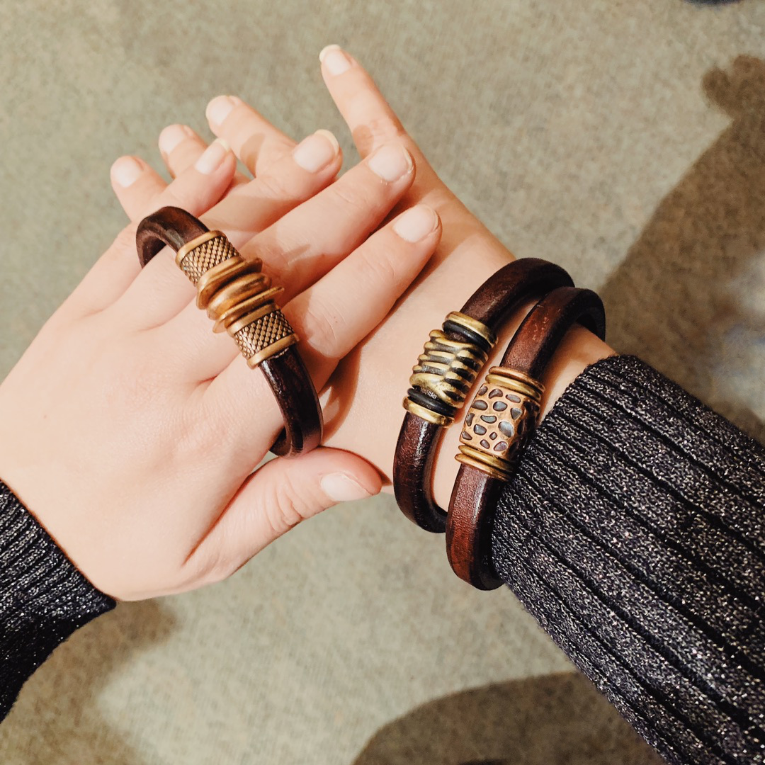 Wood and Leather Jewelry
