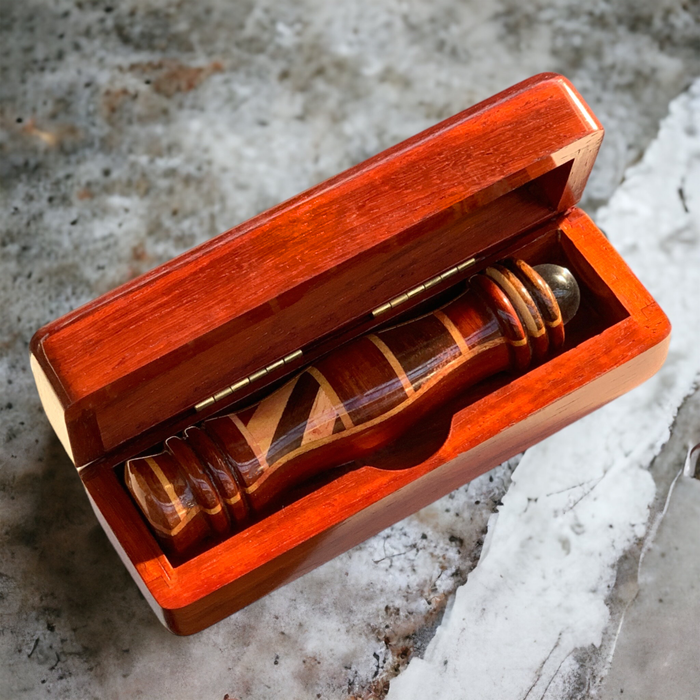 4.5-Inch Teleidoscope and Box in Padauk Wood | Crafted Brilliance