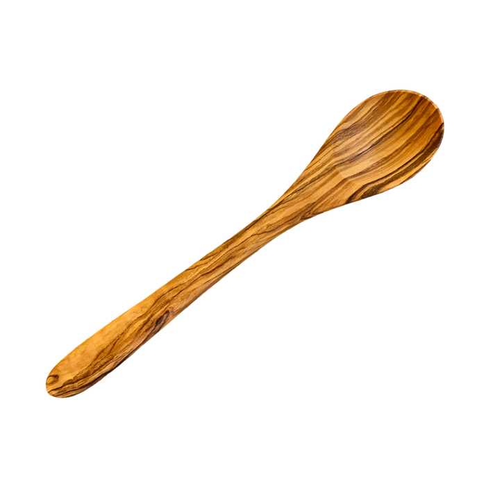 8-inch olive wood spoon. small but versatile.