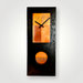 Black Wood and Copper Clock - American Craft