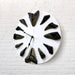 Megalodon Tooth | Clock with Sharks Teeth on White Wood - Barouke - The WoodCrafters Gallery
