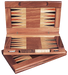 Folding Backgammon set Handcrafted in the USA from Various Hardwoods.