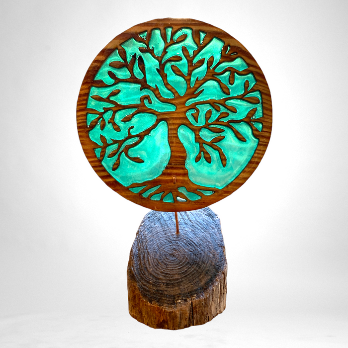 Tree of Life Sun Catcher - Barouke - The WoodCrafters Gallery