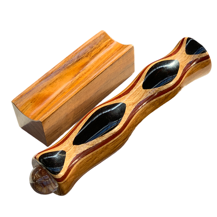 Handcrafted Teleidoscope with Wood Inlay | Medium - Barouke - The WoodCrafters Gallery