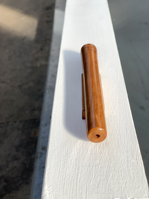 Slender 6 Inch Teleidoscope | Teak Wood - Barouke - The WoodCrafters Gallery
