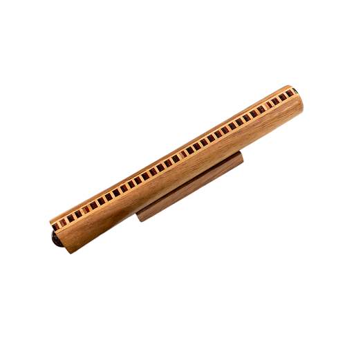 Tapered Pocket Teleidoscope with Wood Inlay - Barouke - The WoodCrafters Gallery