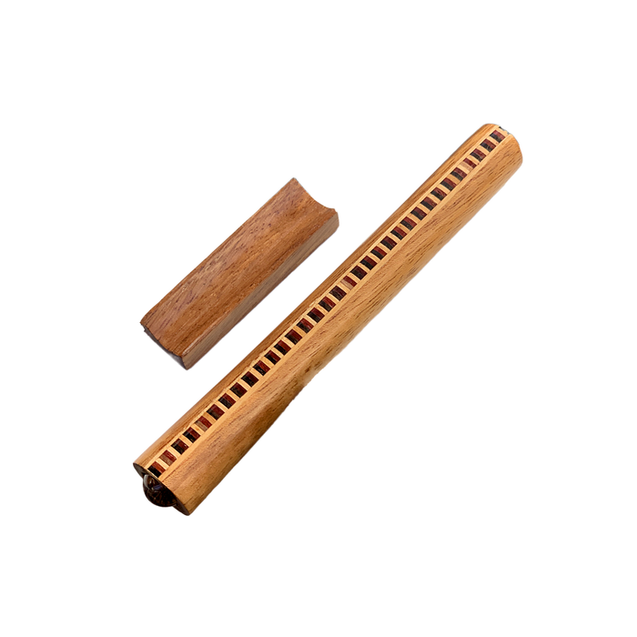Tapered Pocket Teleidoscope with Wood Inlay - Barouke - The WoodCrafters Gallery