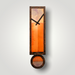 Pendulum Clock handmade from Copper and Rusted Metal
