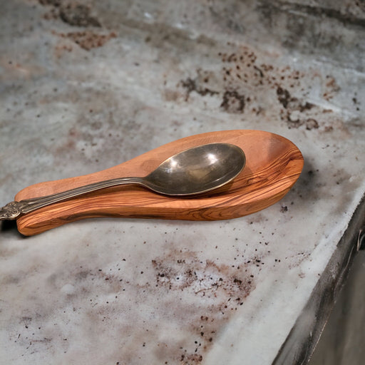 Olive Wood Spoon Rest. Buy now at www.barouke.com