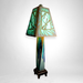 Dragonfly Table Lamp with Glazed Ceramic Base - Barouke - The WoodCrafters Gallery